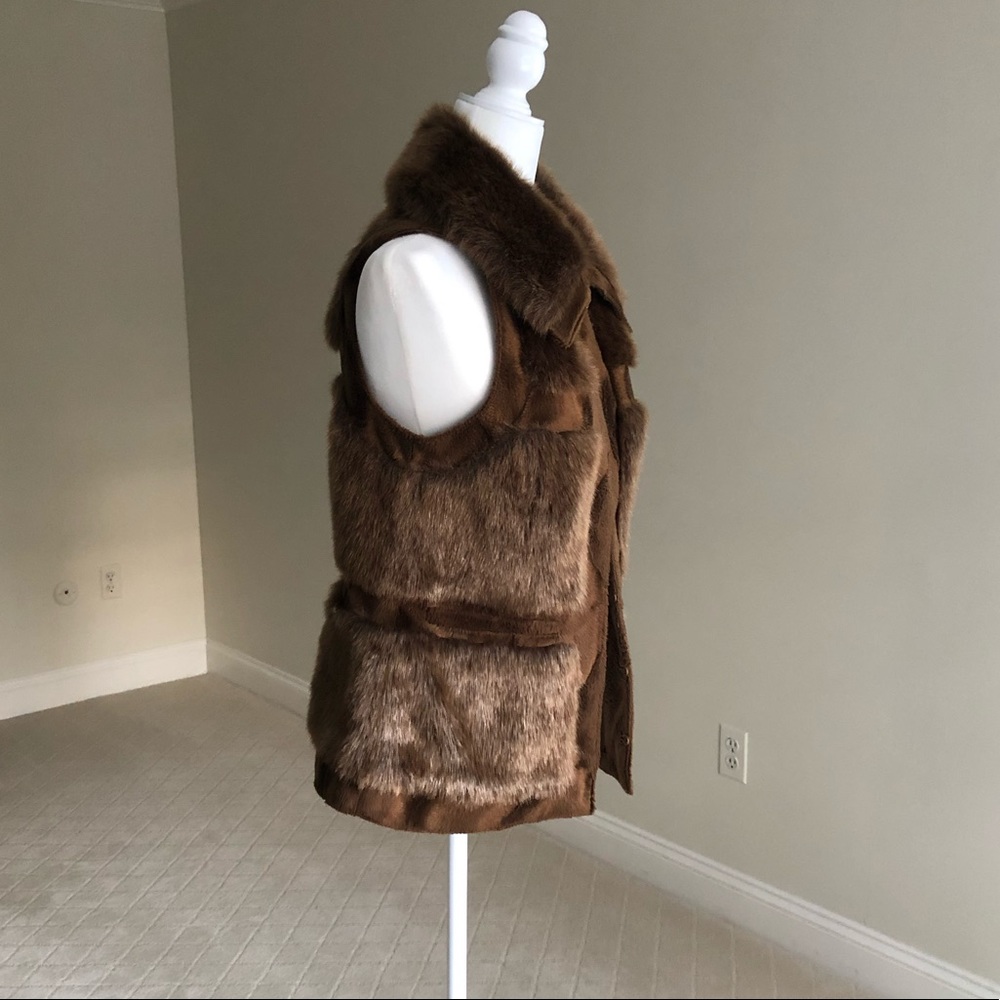 Rachel Zoe Faux Fur Vest - image 2
